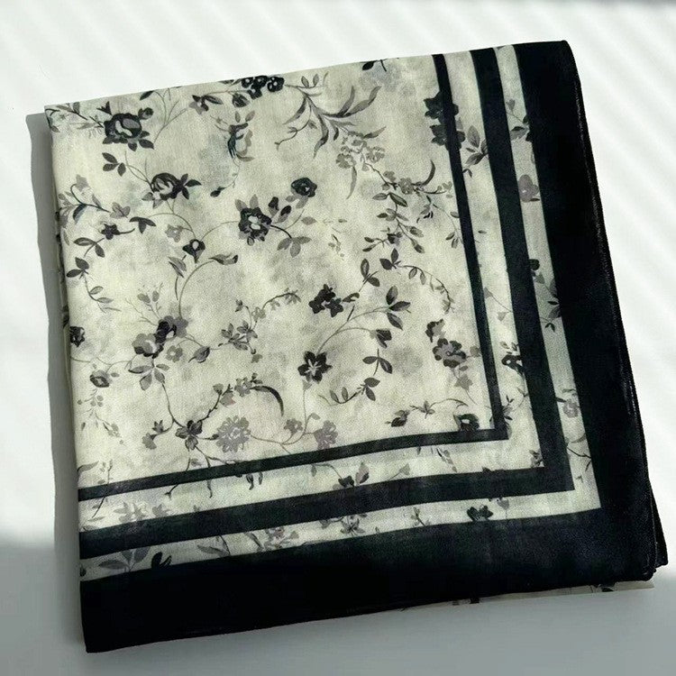 Amara Floral Cotton Scarf