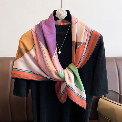 Amara Dual-Tone Silk Touch Scarf