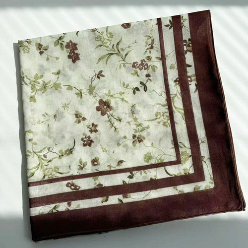 Amara Floral Cotton Scarf
