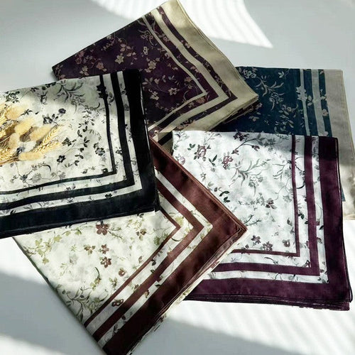 Amara Floral Cotton Scarf