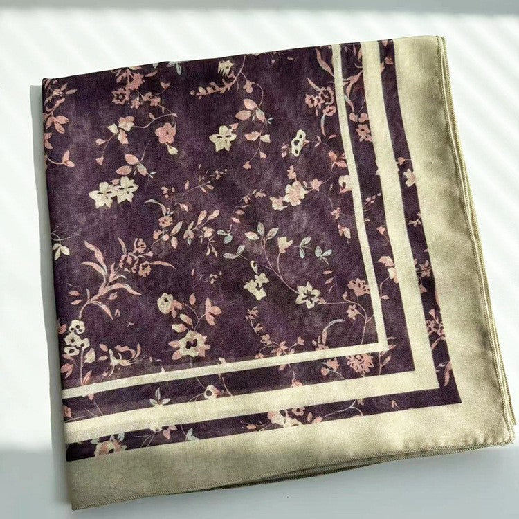 Amara Floral Cotton Scarf