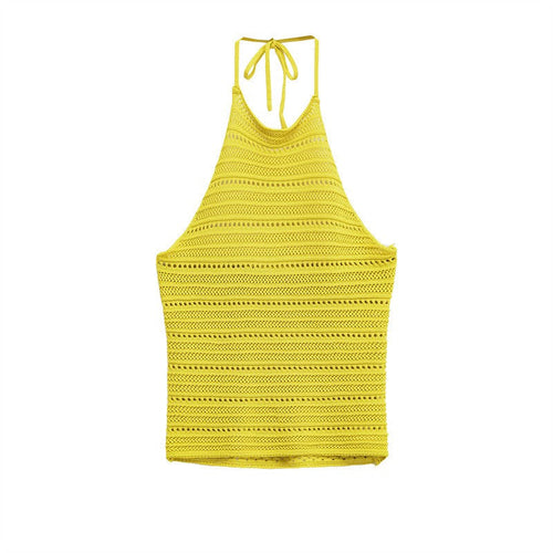 Amaya Textured Knit Halter