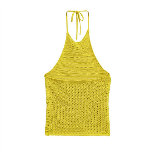 Amaya Textured Knit Halter