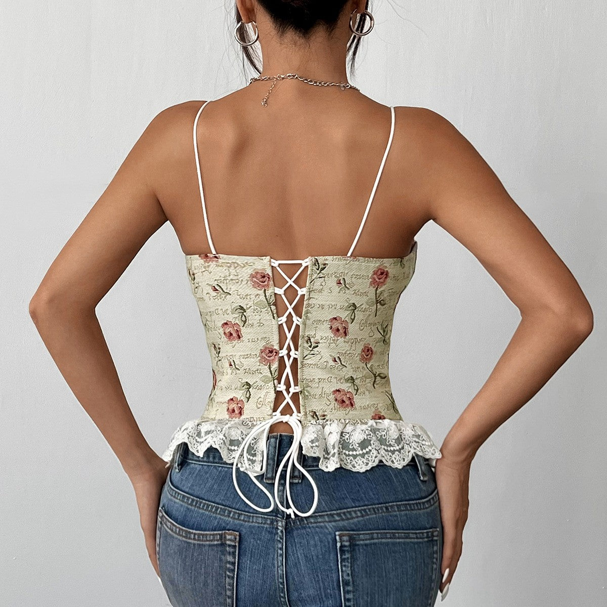 Celeste Lace Jacquard Camisole