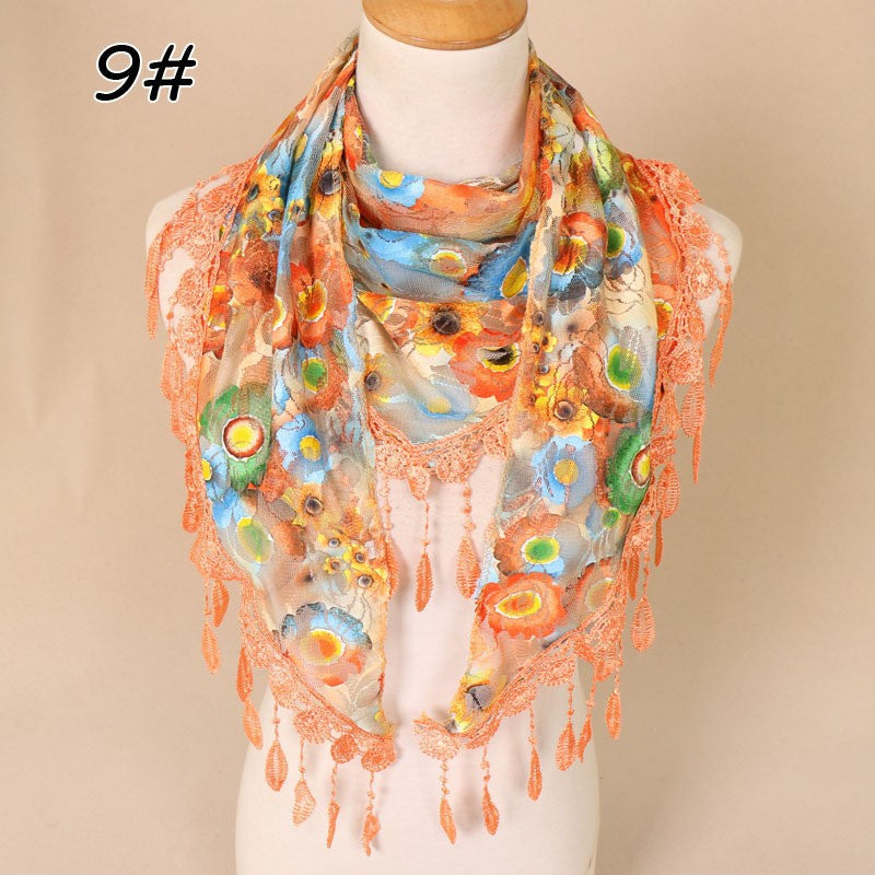 Eira Handwoven Veil Scarf