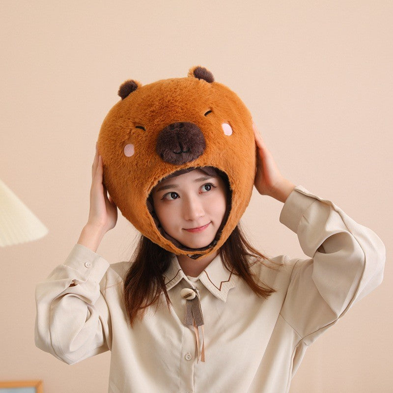 Koya Capybara Plush Hat