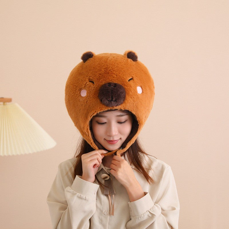 Koya Capybara Plush Hat