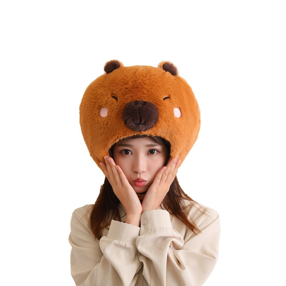 Koya Capybara Plush Hat