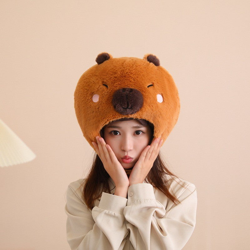 Koya Capybara Plush Hat