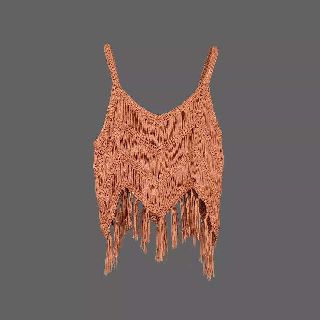 Lyra Knit Tassel Pullover