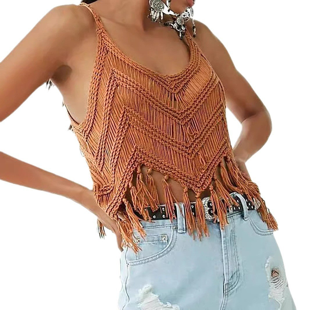 Lyra Knit Tassel Pullover