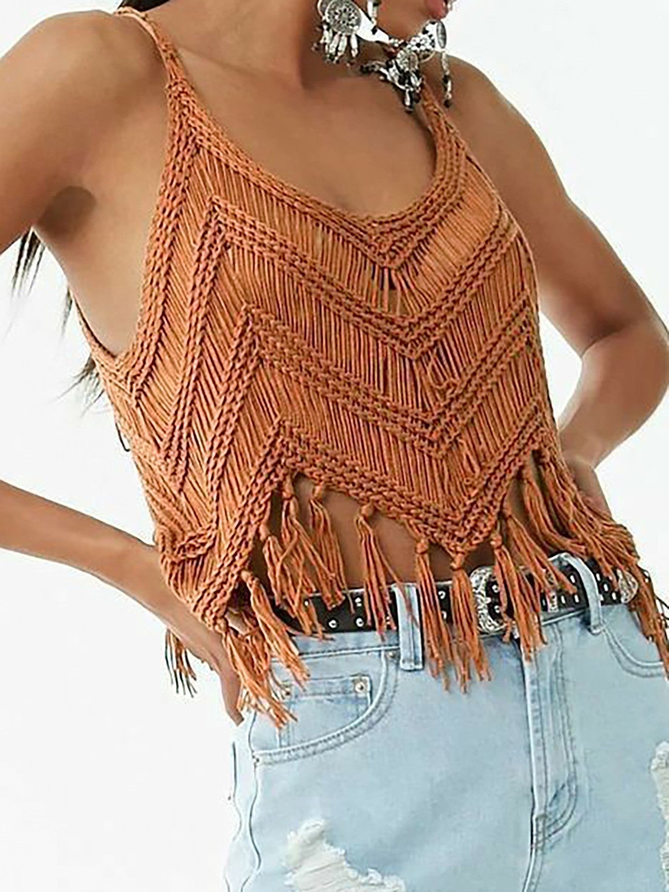 Lyra Knit Tassel Pullover