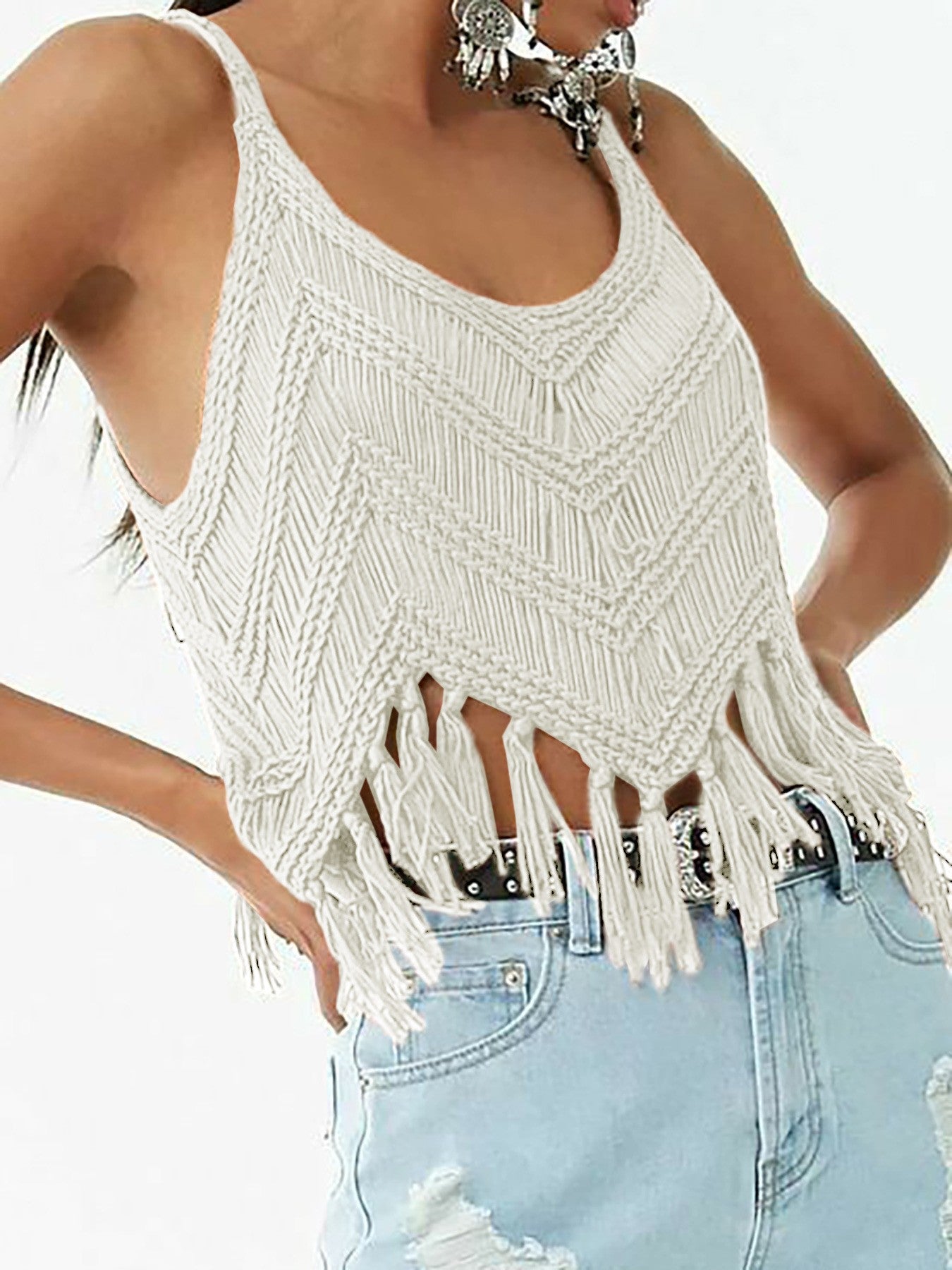 Lyra Knit Tassel Pullover