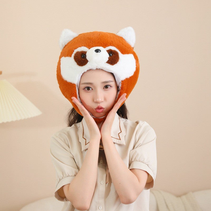 Runa Raccoon Plush Hat