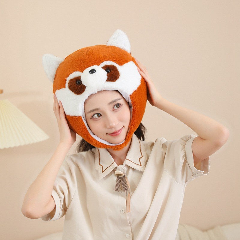Runa Raccoon Plush Hat