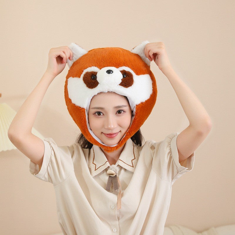 Runa Raccoon Plush Hat