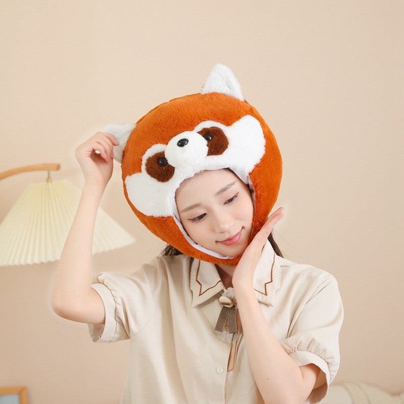 Runa Raccoon Plush Hat