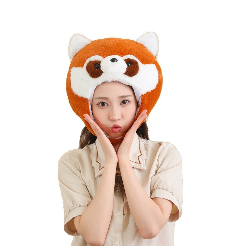 Runa Raccoon Plush Hat