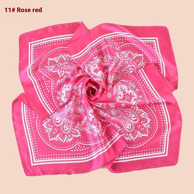 Selene Paisley Satin Scarf
