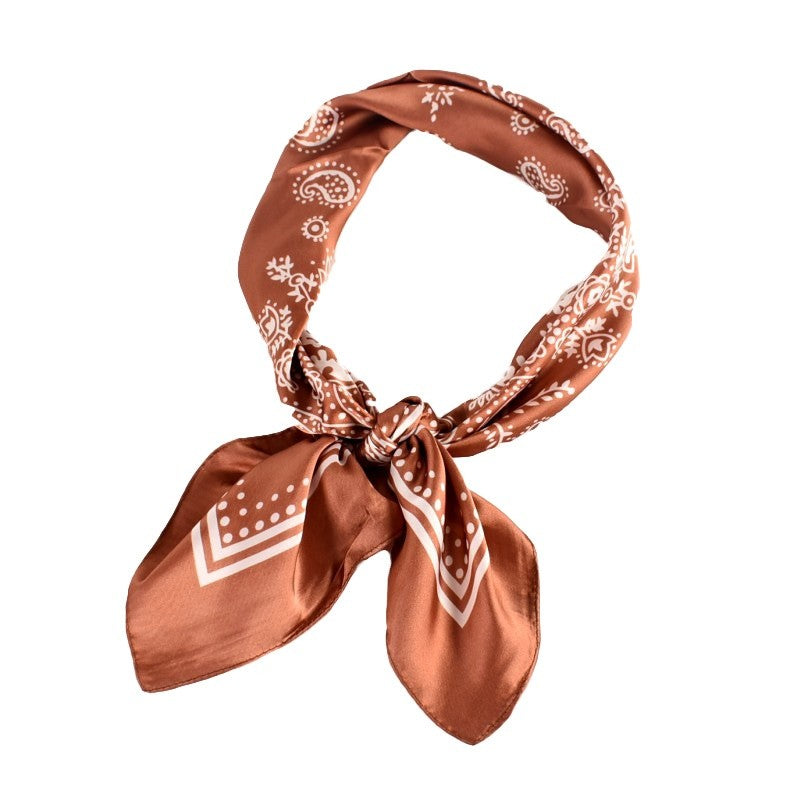 Selene Paisley Satin Scarf