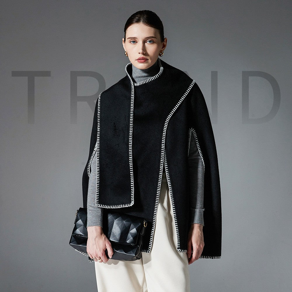Seren Double-Faced Wool Shawl