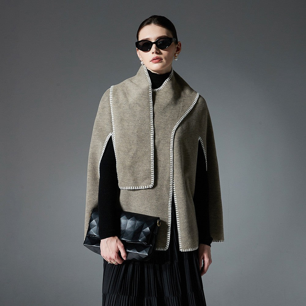 Seren Double-Faced Wool Shawl