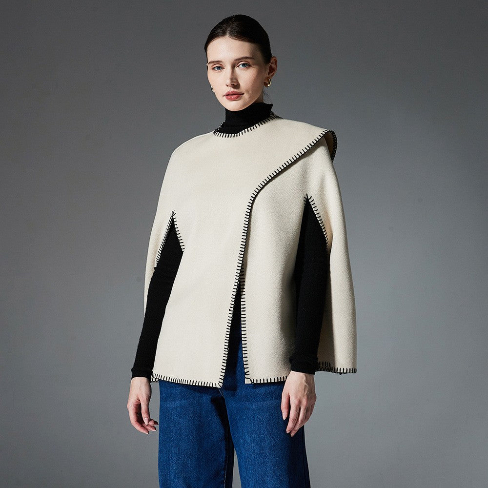 Seren Double-Faced Wool Shawl
