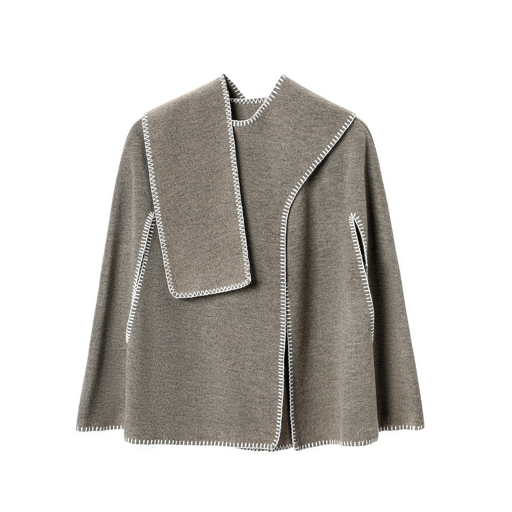 Seren Double-Faced Wool Shawl