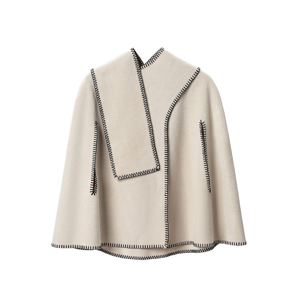 Seren Double-Faced Wool Shawl