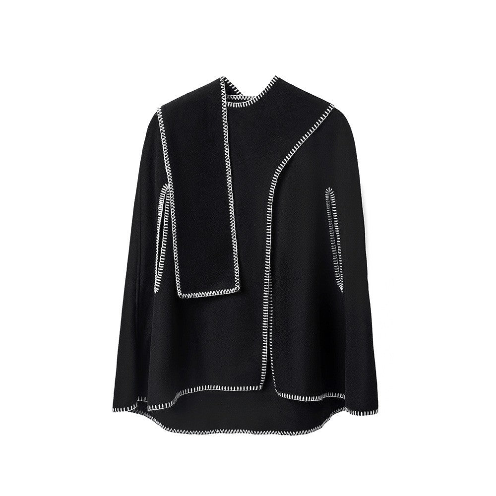 Seren Double-Faced Wool Shawl